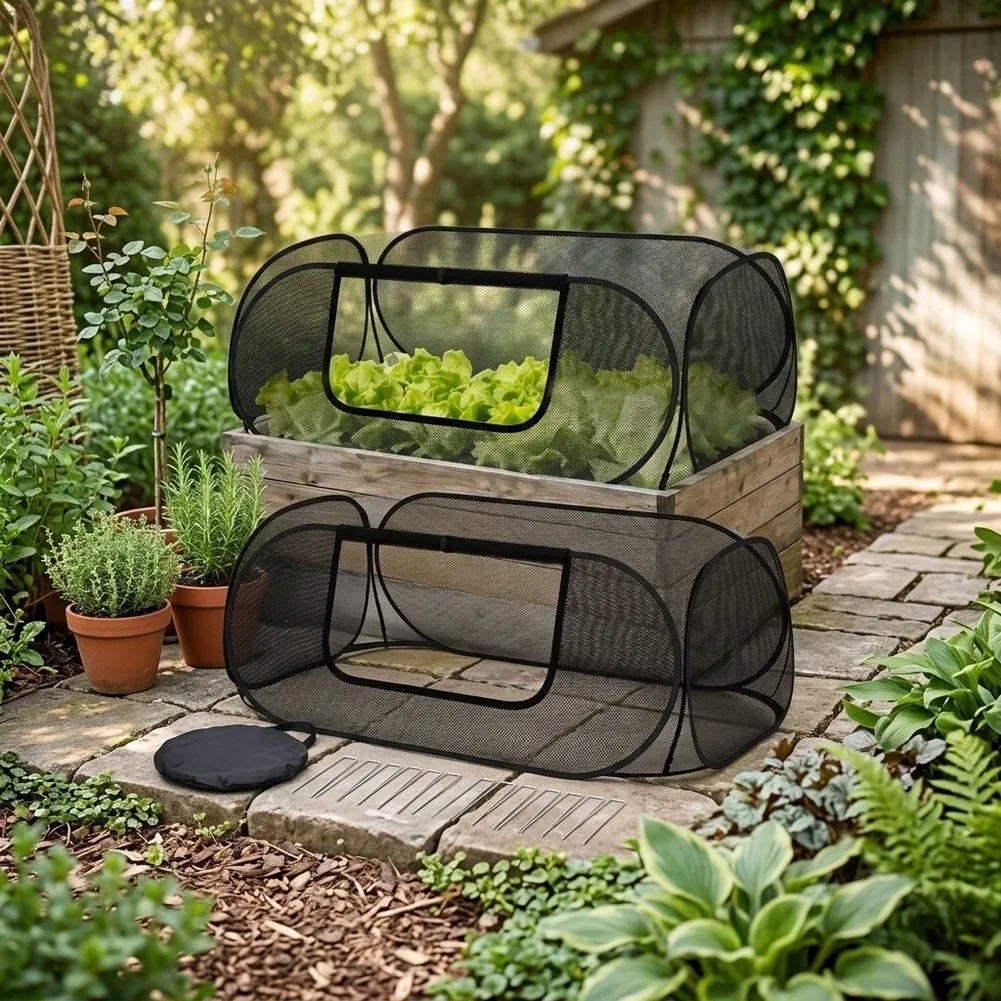 For Summer Sun Protection Foldable Garden Cover Weatherproof Protection Lightweight Structure Uv Resistance Material