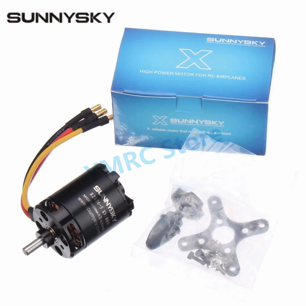 SunnySky X2826 KV550/KV740/KV880/KV1080 Brushless Motors for RC Drone 40E 3D Fixed Wing Glider Airplane Helicopter