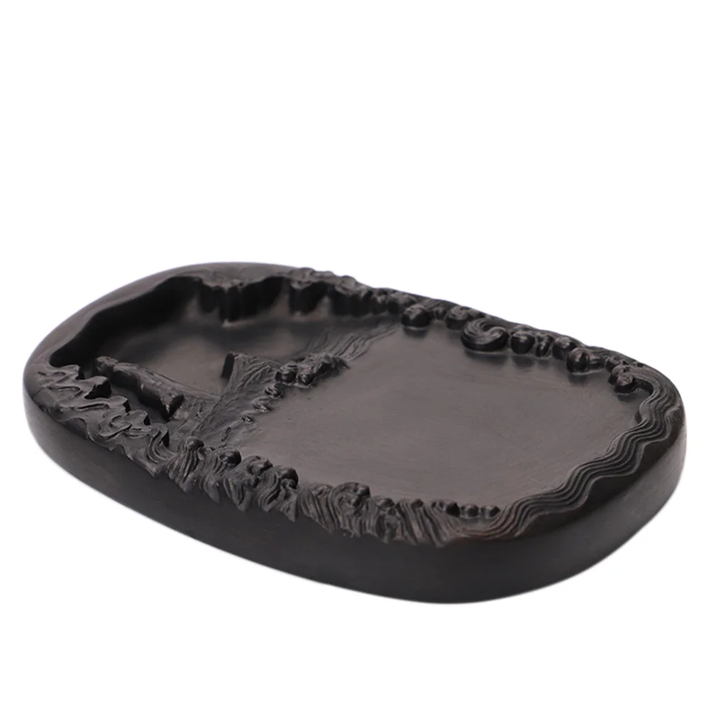 

Durable Calligraphy Inkstone Traditional Inkslab Smooth Grinding Surface Perfect Gift for Calligraphy Lovers Painting Inkstone