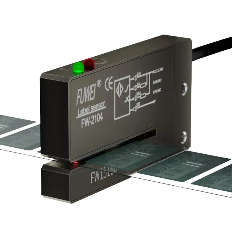 FW-2104 Automatic Flat Labeling Machine with Bolt Installation for Photoelectric Optical Sensors