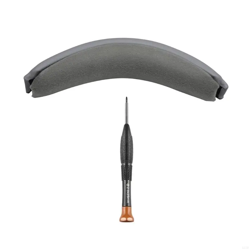 

462E Comfort Upgrade Headband Cushion Replacement For QC35/35II Headphone Protein Leather Headbeam Pad With Screwdriver Tool