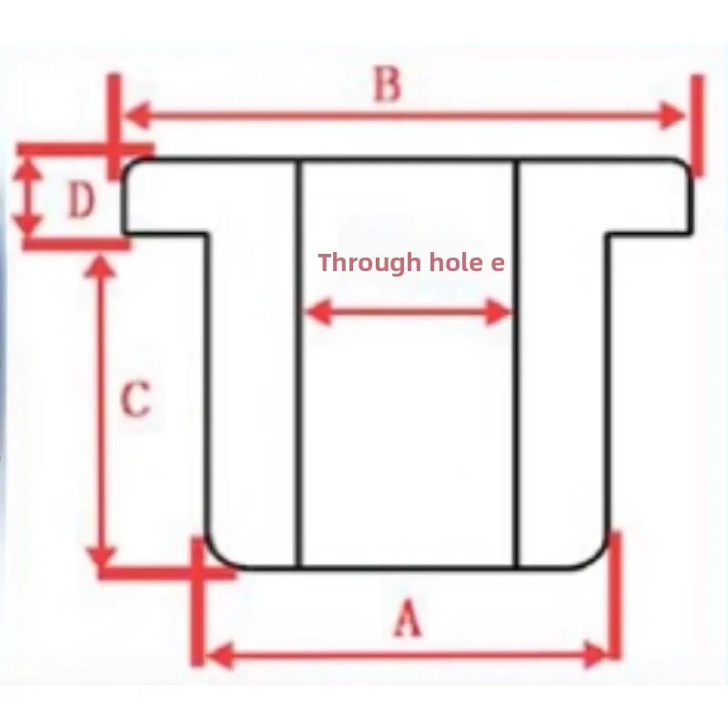 5mm-28mm Single-Sided Wire Protection Ring Silicone Rubber Sealing Ring Power Cord Distribution Box Protective Cover