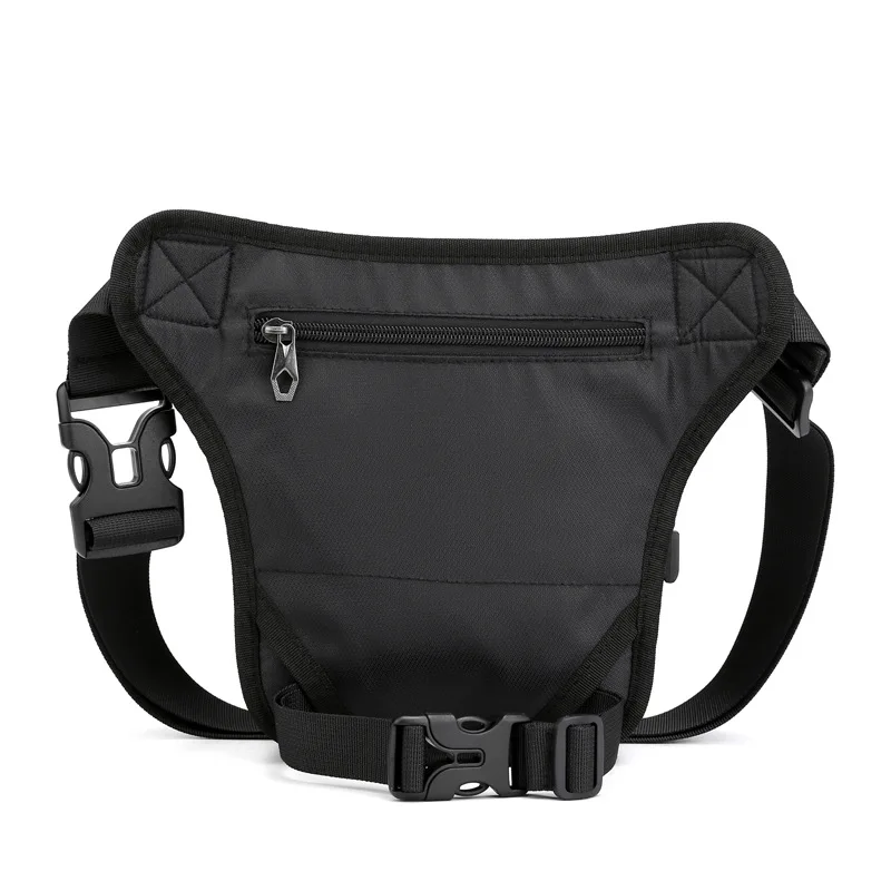 Bolsa de cintura para motociclista, bolsa de cintura para homens, viagem, assalto, cinto de nylon, mensageiro, corpo cruzado, pochete, quadril, coxa