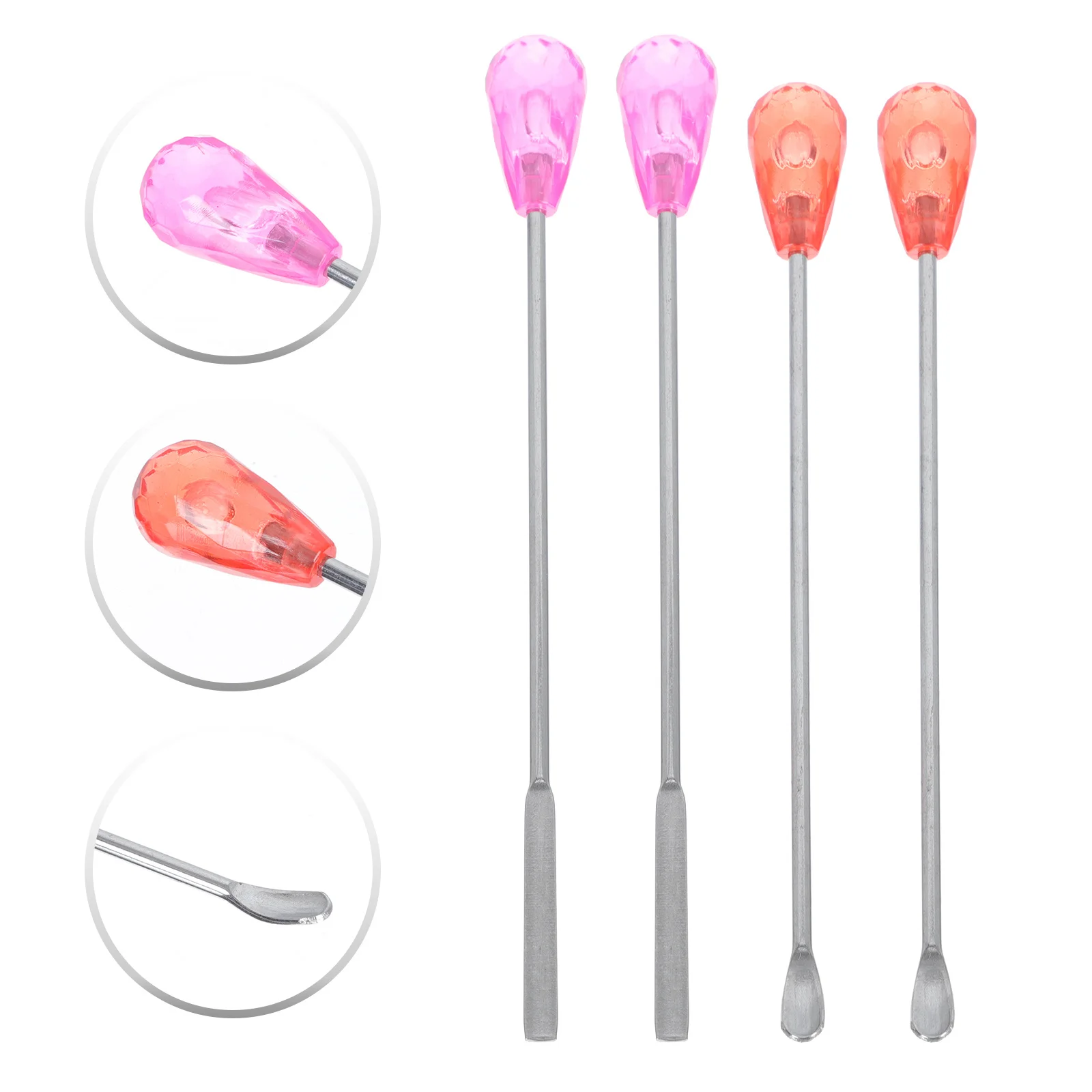 

4Pcs Stainless Steel Stir for Mixing Tattoo Ink Pigment Paint Adhesive Compact Reusable Tools for Artists