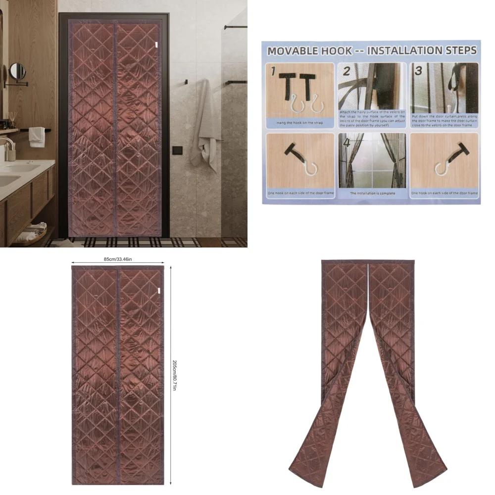 

Магнитная дверная уплотнительная лента, водонепроницаемая, ПВХ, устойчивая к атмосферным воздействиям изоляционная лента для домашнего гаража, внешнего прихожей, энергосберегающая холодная тяга