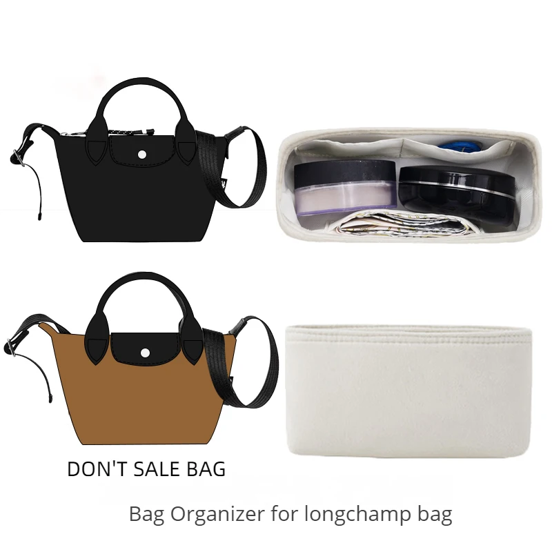 Bag Organizer For Longchamp Mini Bag Purse Organizer Insert Layered Liner Energy Ultra-light Storage Bags