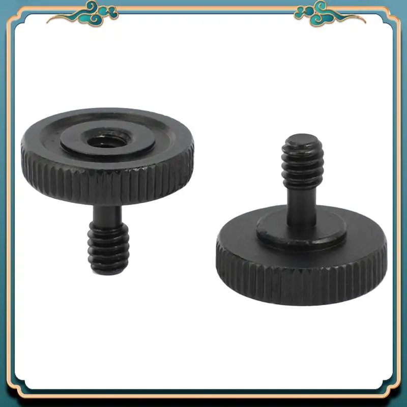 كاميرا ABJG-Thumb المسمار 1/4 بوصة Thumbscrew L قوس المسمار محول تركيب الجزء السفلي 1/4 بوصة-20 أنثى الموضوع (عبوة من 40)