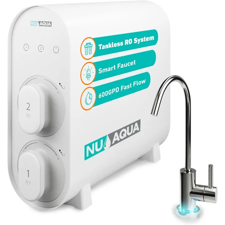 

Березервуарная система обратного осмоса для домашнего использования на кухне — 7-ступенчатый фильтр для воды под раковиной с улучшенной технологией очистки —