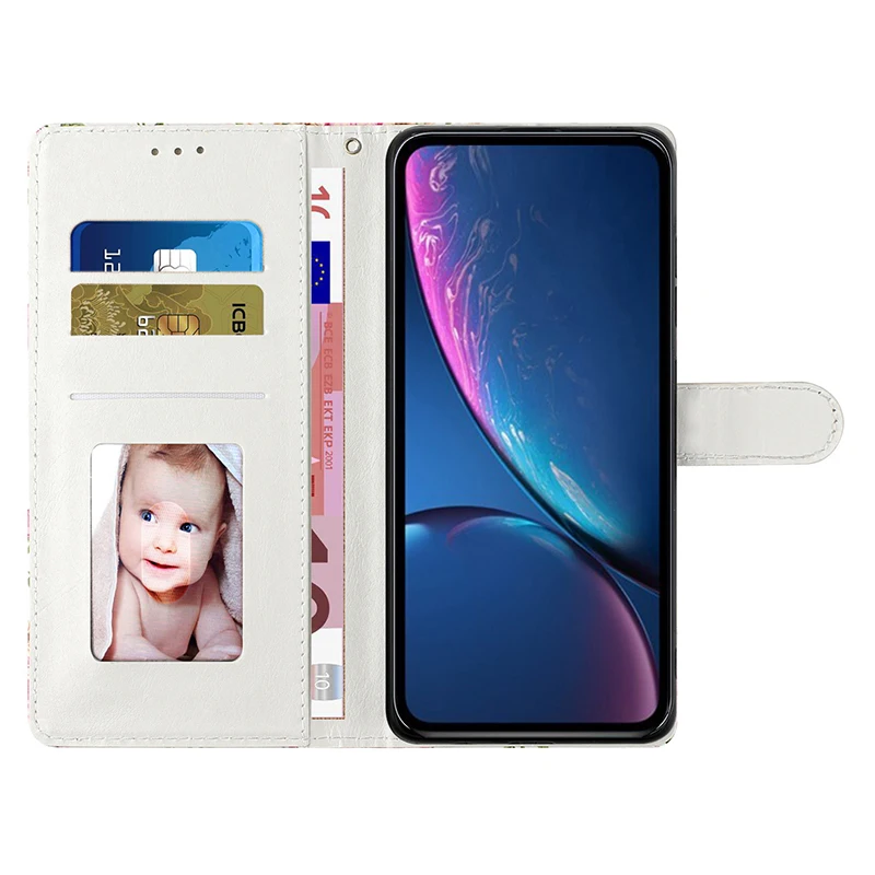 Magnetyczny portfel z klapką do Samsung Galaxy A750 A520 A320 A6 A7 A8 2018 J510 J710 J3 J330 J530 J730 S21 S22 S23 FE etui na telefon