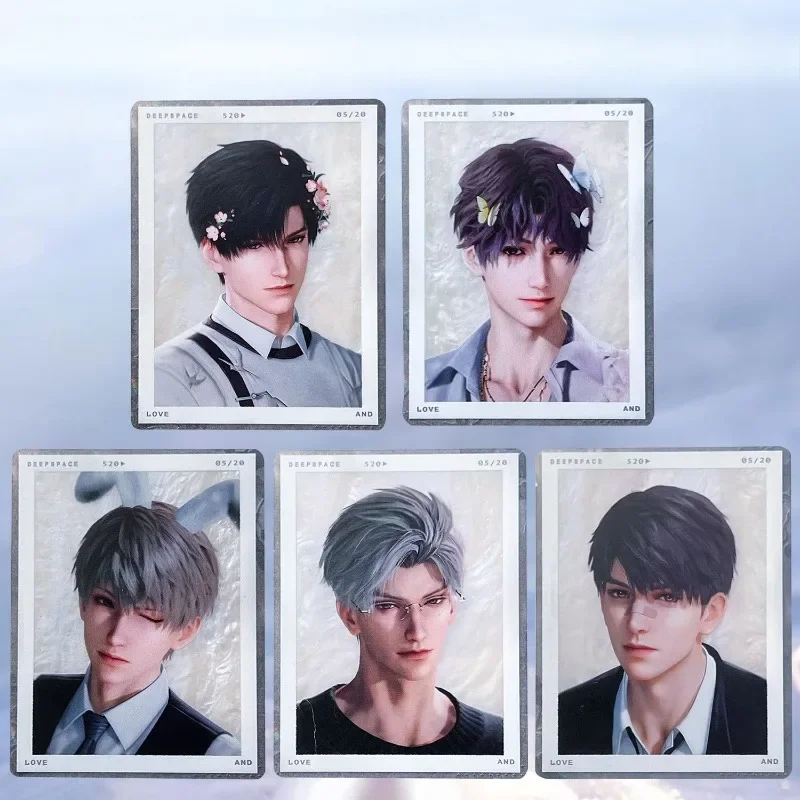 Game Love and Deepspace‌ Xavier Zayne Rafayel Sylus Caleb Acrylic Transparent Cards Coslay Character Collectibles Photo Card