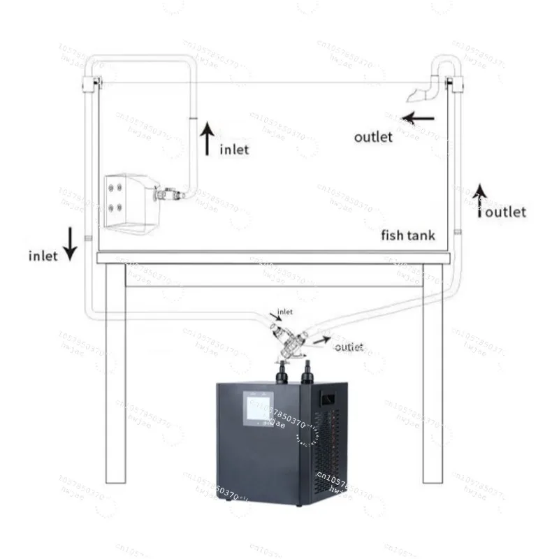 Water Cooler Cooling System Aquarium Accessories 220V/110V 1.6A LG-CY300 Home Aquarium Coral Fish Tank Special Chiller