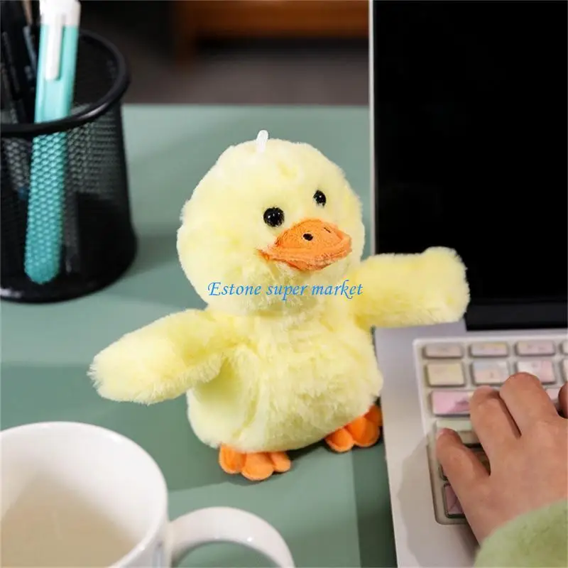 090b juguete peluche peluche peluche para saltar creativamente pollo/pato/gansos decoración juguetes eléctricos