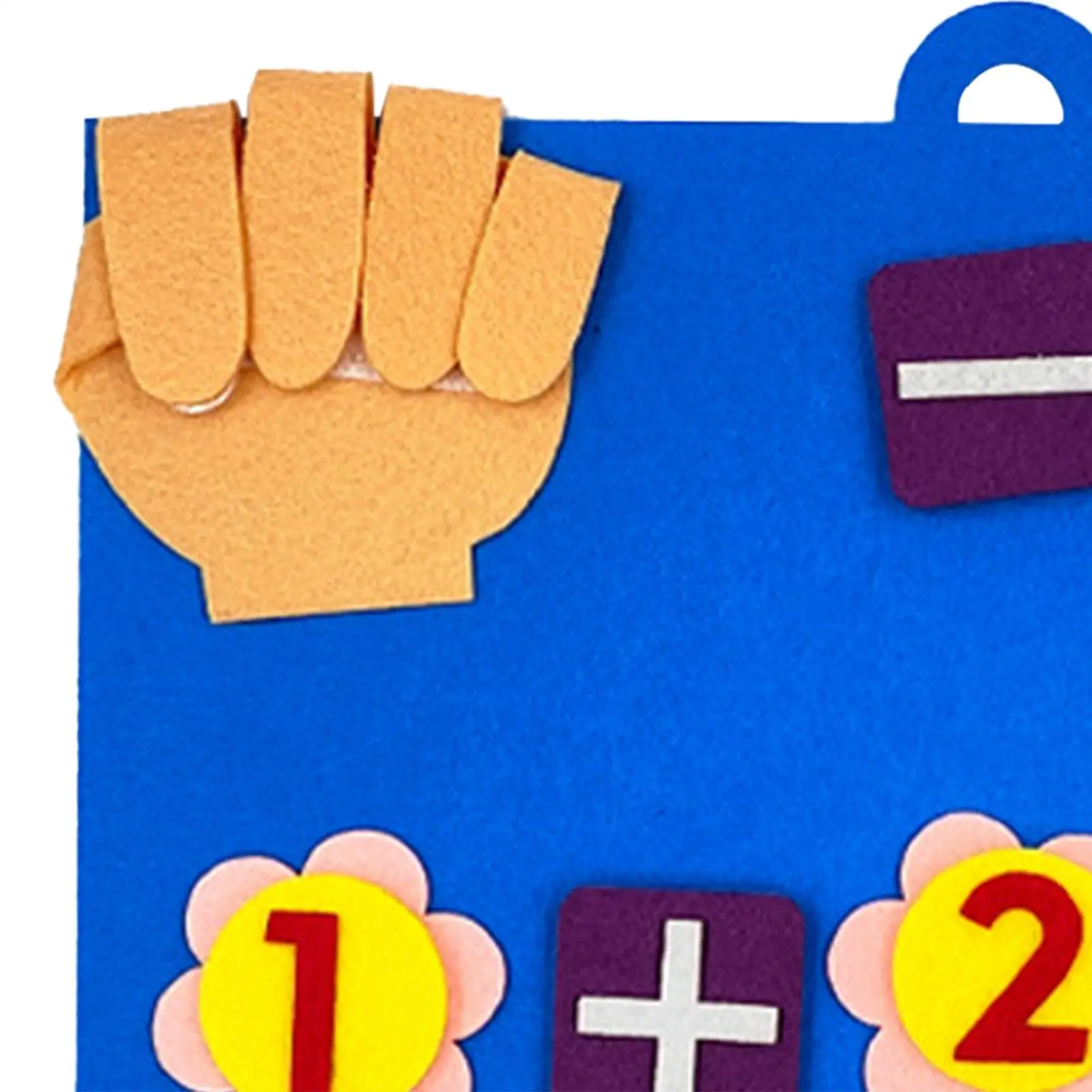 Felt Board Finger Numbers Counting Toy, Adição Subtração, Número da Mão Matemática Toy para Crianças Crianças 3 + Anos de Idade Meninos e meninas