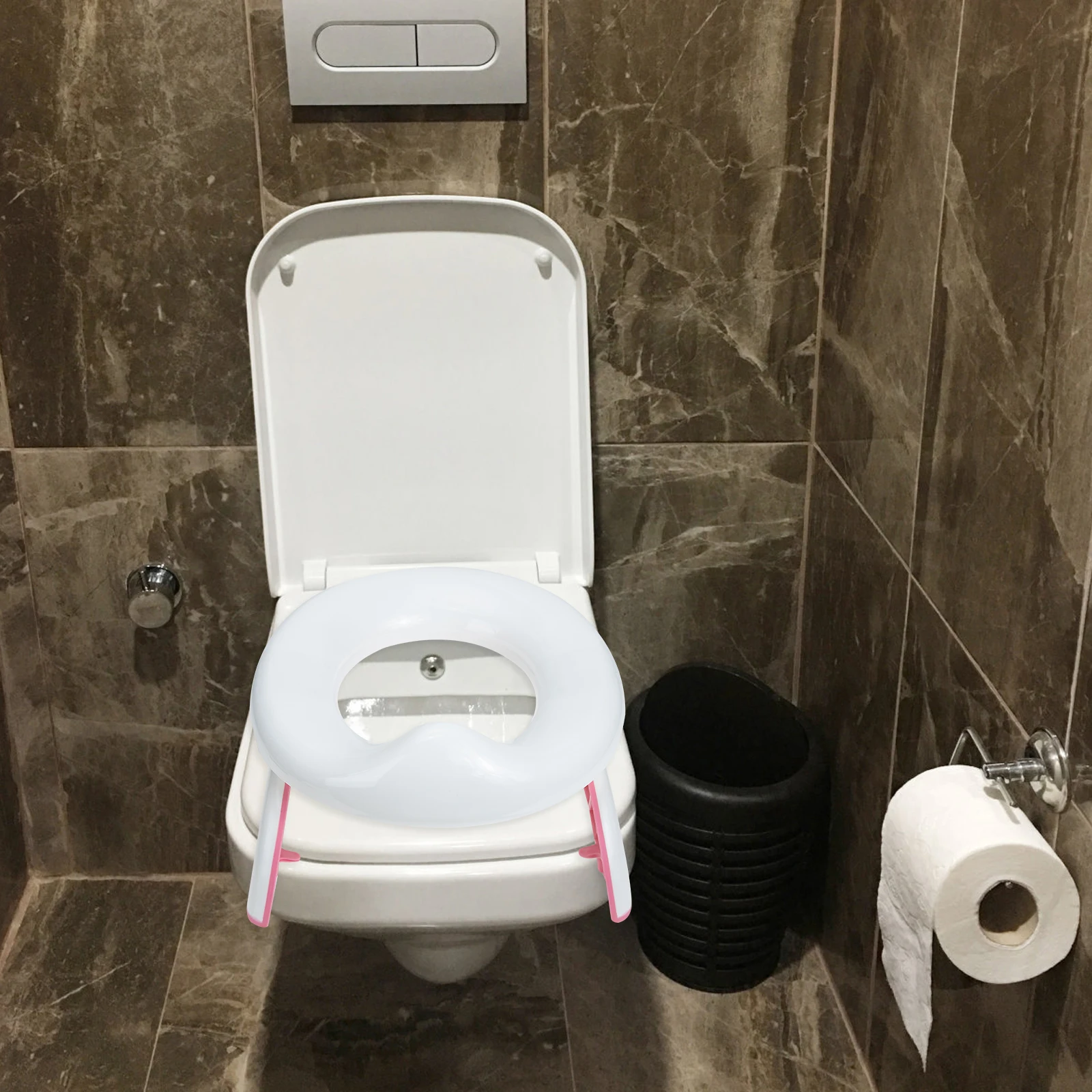 Portable Baby Seat Travel Potty Training Folding Toddler Plastic Red Outdoor Potty Seat Car Travel Foldable