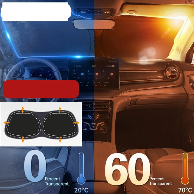 For Mercedes Benz Sprinter 2007-2023 Car Nano-Insulat Windshield Sunshade Front Window Sun Shade UV Protectio Sunshades