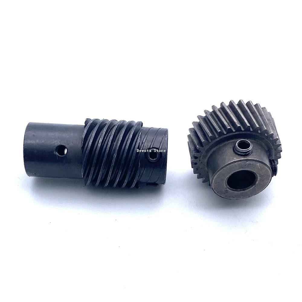 

Equipment 1:5 Metal Helical Gear Turbine Worm Micro Reducer module Right Angle variable Speed Gearbox Small Gear 0.6M 30T 6MM