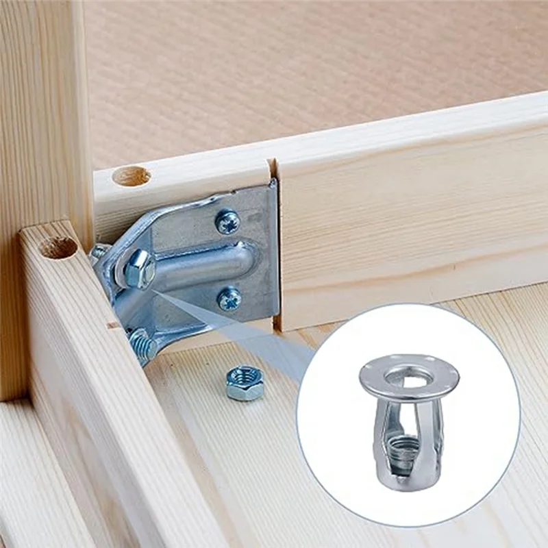 أجزاء الأجهزة 50 قطعة جاك شفة المكسرات القصيرة البتلة المكسرات توسيع المكسرات ل 4X20 البتلة المكسرات جوفاء جدار الحديد الجلد خط سهلة Inst