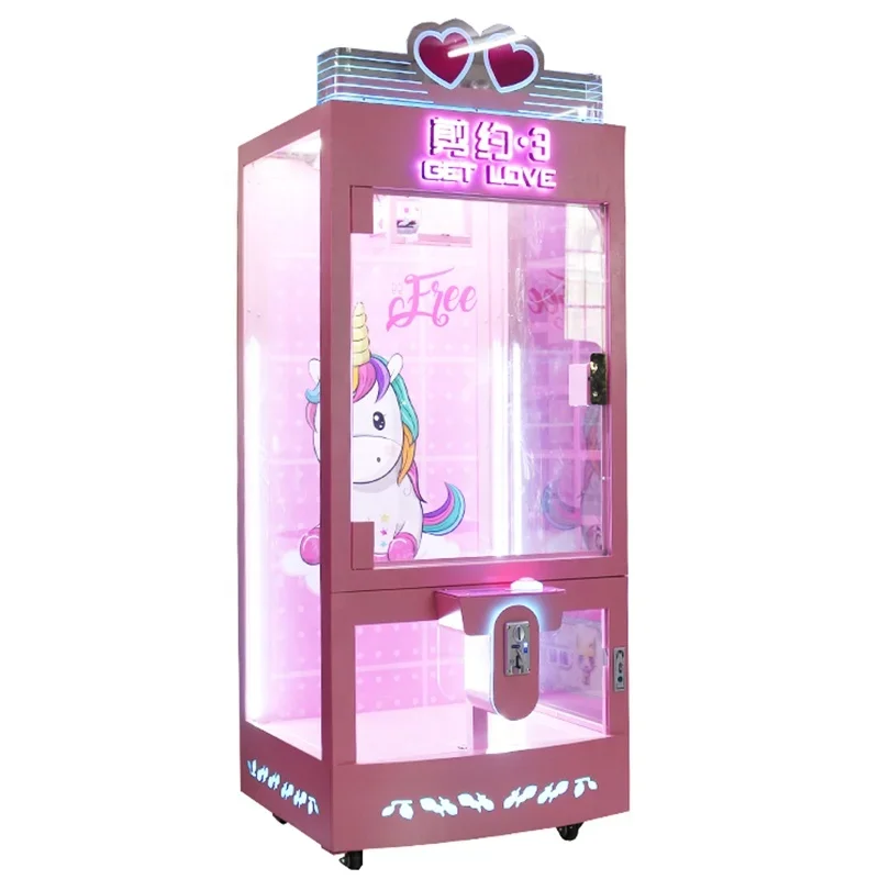 Machinery Fully Transparent Coin-operated Games Machine Hot Selling Cheap Crane Game Claw Doll Machine