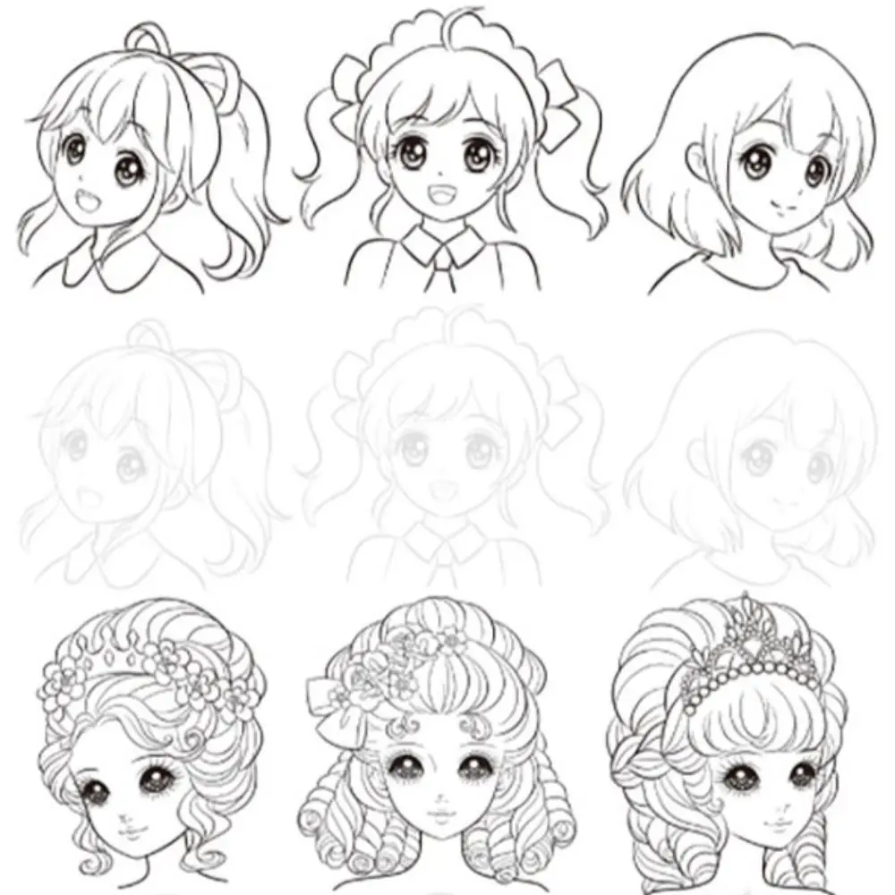 Comics Girl Boy Cartoon Anime Drawing Copy Books Comics Tutorial Book Hand Drawn Book