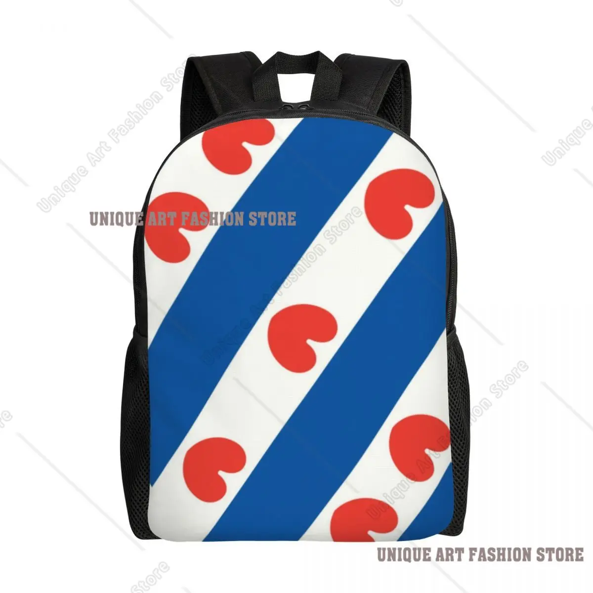 

Рюкзак с флагом фрисленда для женщин и мужчин, школьная сумка для школьников, подходит для 15-дюймового ноутбука, сумки Голландии