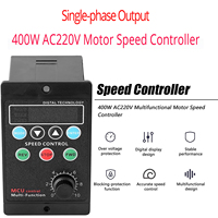 400W AC220V Multifunctional Motor Speed Controller Motor Speed Pinpoint Controller Forward &amp Backward Motor Governor
