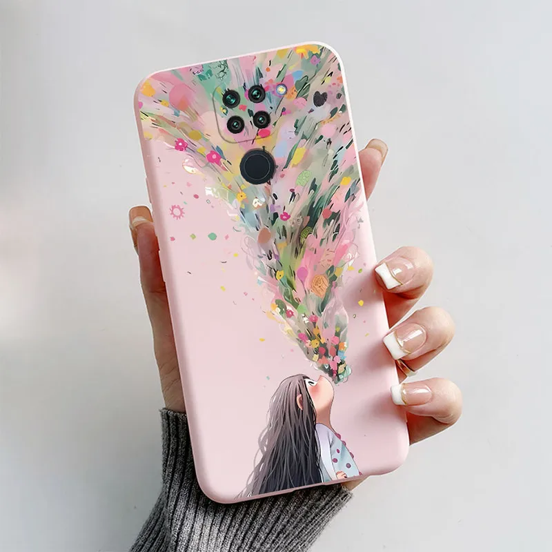 For Xiaomi Redmi Note 9 Case Cute Butterfly Astronaut Silicon Back Cover Phone Case For Redmi Note 9 Pro Max 9s Note9 Soft etui