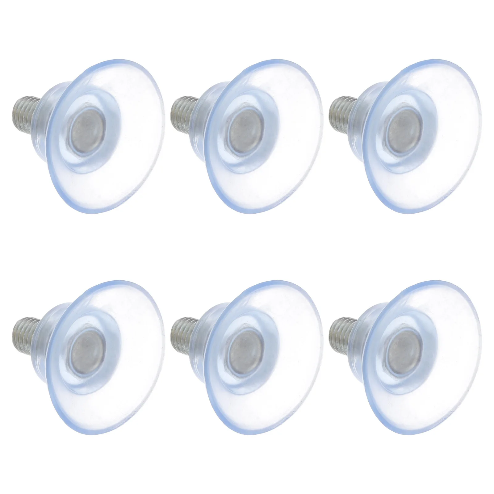 

6pcs Pvc Cups Transparent Glass Furniture Anti-Collision Strong Rubber Base Easy Install Home Decoration Hanging Small Lights