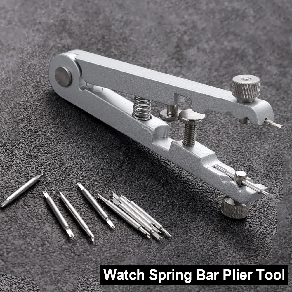 

Watch Spring Bar Opener Replace 6825 Spring Bar Connecting Pin Remover Tool V-Shaped Adjuster Plier Strap Repair Tweezer Tools