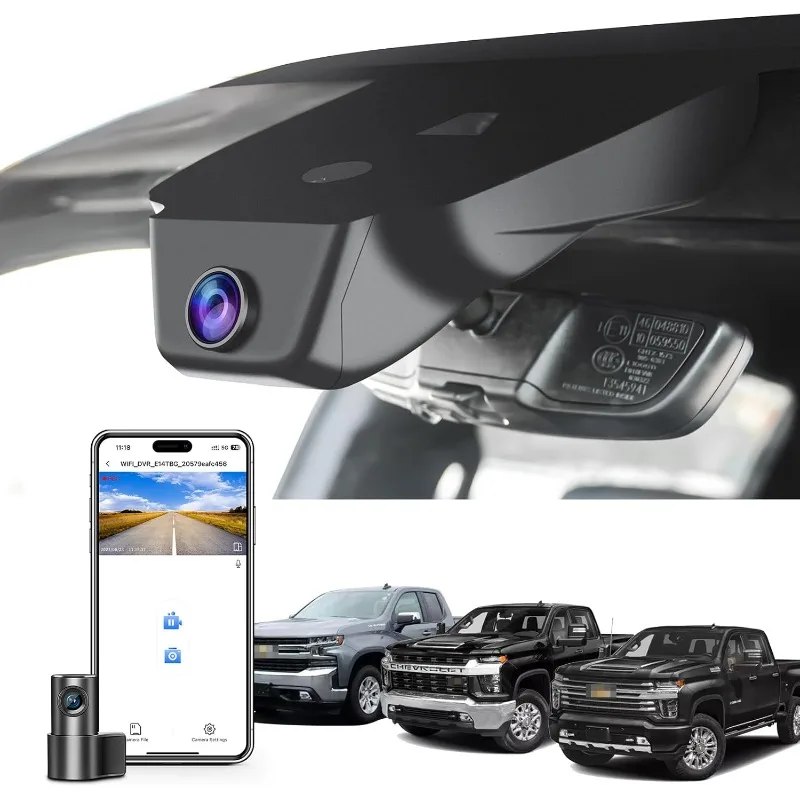 Front 4K & Rear 1080P Dash Cam  Country ZR2 (Model C), Integrated OEM Look, UHD 2160P Video,home.