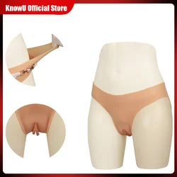 KnowU Crossdresser Full Silicone Underwear Pant Shorts Lifelike Crossdressing Transgender  Cosplay Cosplay Drag Queen Panties