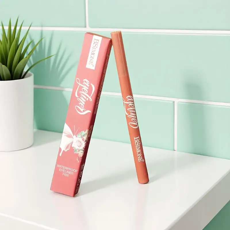 BSIMONE Wodoodporny Czarny Eyeliner w Płynie Szybkoschnący Długotrwały Matowy Gładki Łatwy w Aplikacji Makijaż Kosmetyki