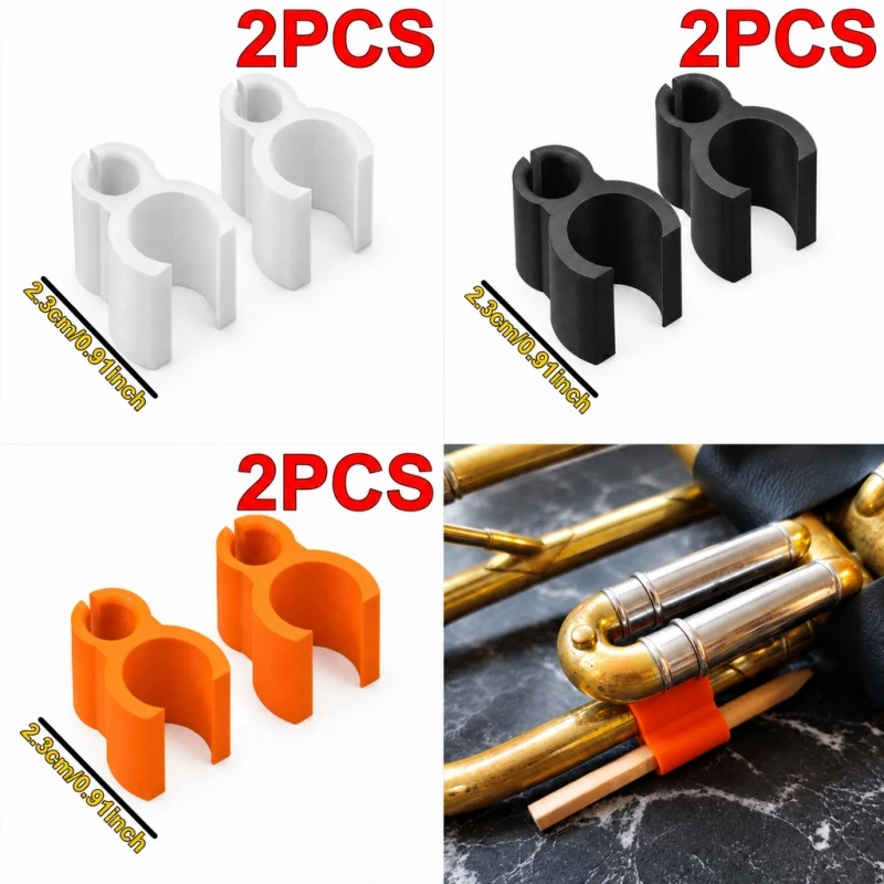 Trumpet Pencil Holder Clip Jazz Brass Players Marching Band Instrument Accessories Musician Gift Stage Kit