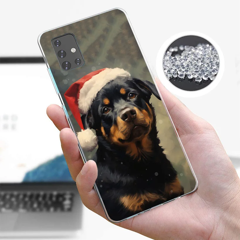 Rottweiler Dog Rottie Phone Case For Samsung Galaxy A51 A71 A41 A31 A21S A11 A01 A70 A50 A40 A30S A20E A20S A10S A6 A7 A8 A9 Fun