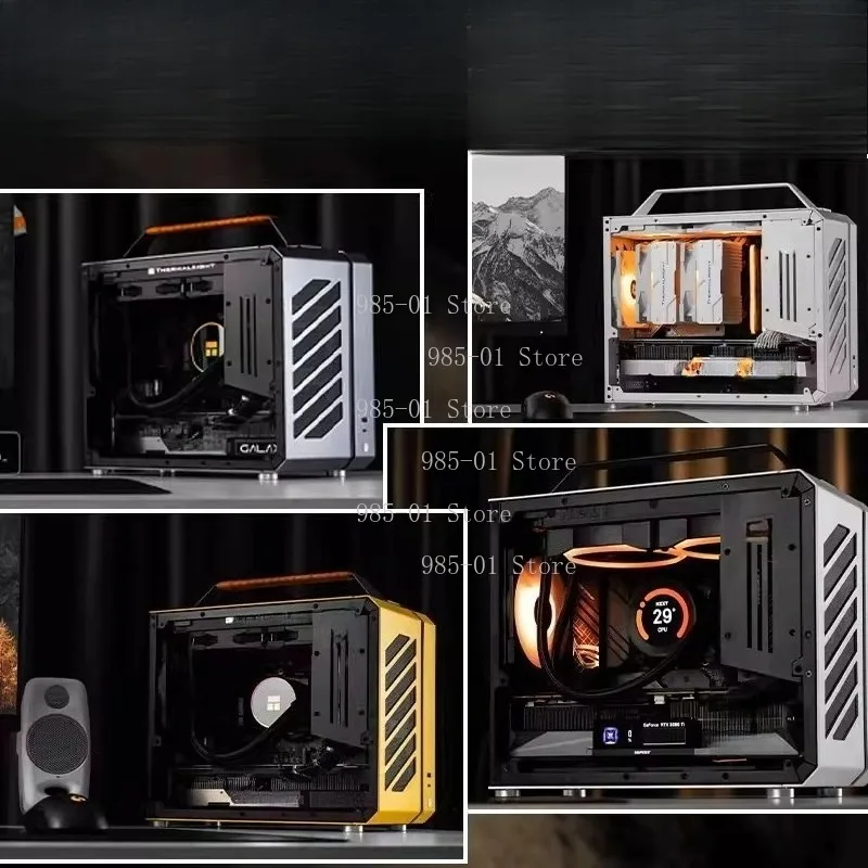 Mechanic Master C28 PC Case Support ITX/MATX Motherboard Full Tower Water-Cooling Portable Chassis