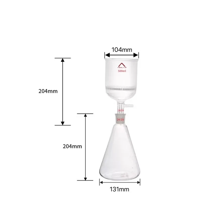 Buchner Filter Funnel Vacuum Filtration Apparatus Multi-well Glass Sand Core Lab Device 50-3000ml