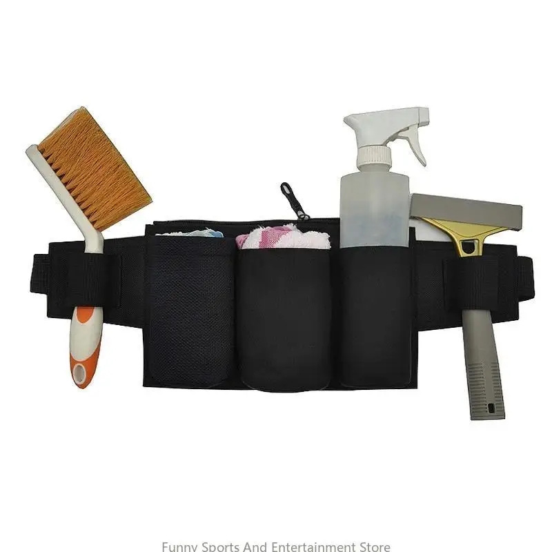 C4de Garden Tools Belt for Women Men Gardening الأدوات الصغيرة حزام حقيبة للجنسين فائدة ساحة مع جيوب حزام الخصر القابل للتعديل #5