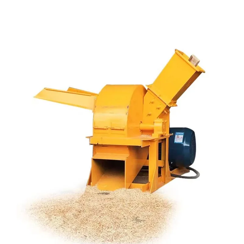 Efficient Motorized Wood Shredder and Tree Chippers High Performance Wood Crusher