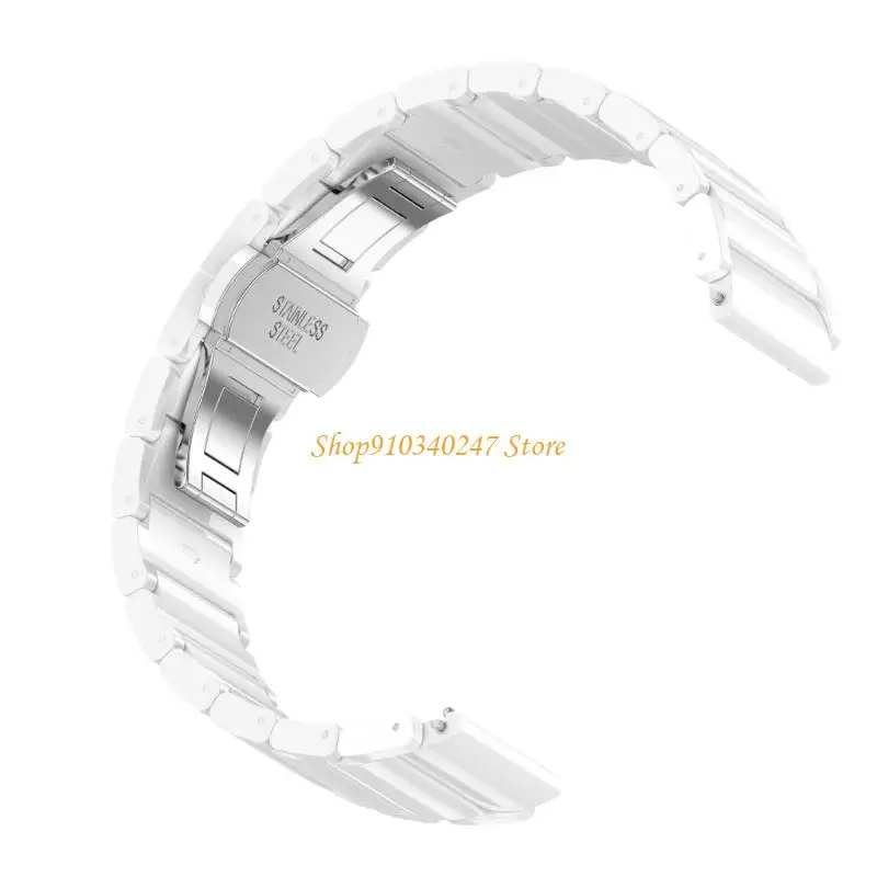 Q22A เซรามิคเหมือนสายนาฬิกาทดแทนสำหรับนาฬิกา Mini Smartwatch ผสมผสานความสะดวกสบายและความซับซ้อน