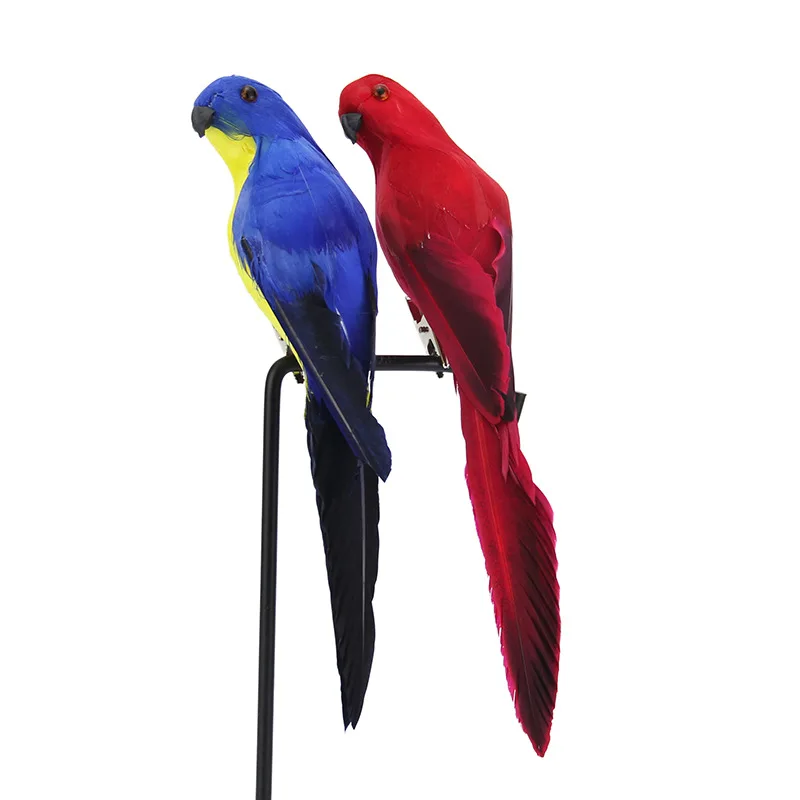 20cm Lifelike Cute Wild Animals Parrot Simulation Toys Soft 6 Doll Birthday Color Gifts Bird Children Kids Garden decoration