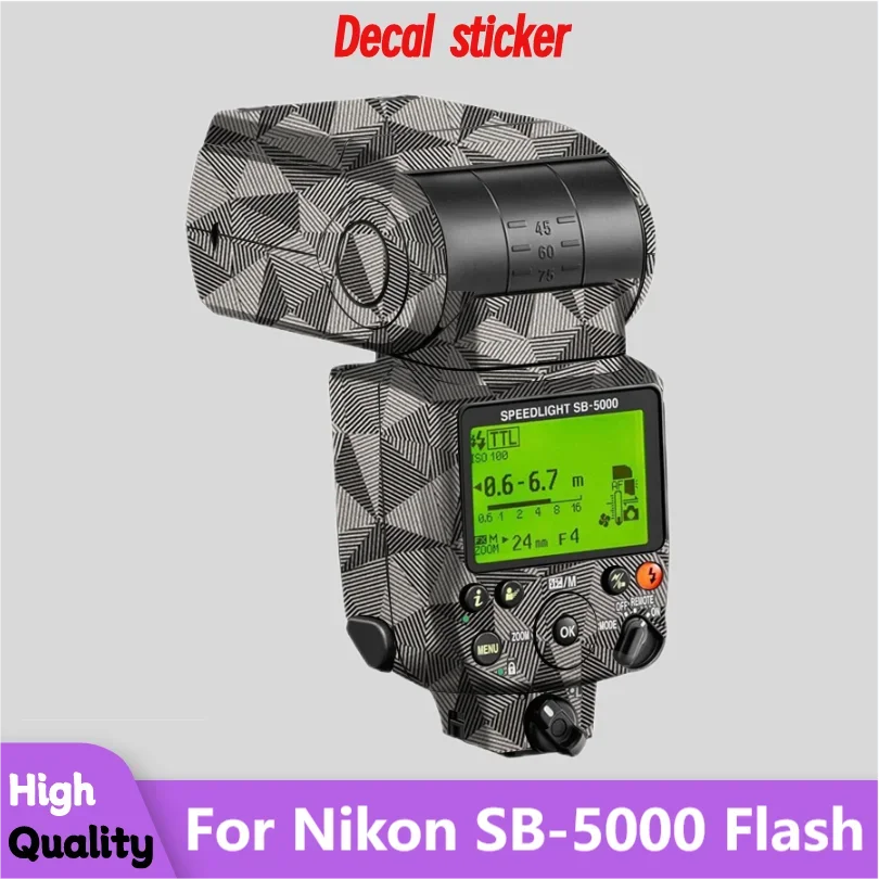 For Nikon SB-5000 Flash Body Sticker Protective Skin DecalVinyl Wrap Film Anti-Scratch Protector Coat