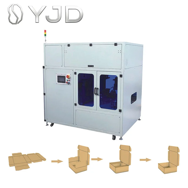 Zhangjiagang Xiangyu Fully Automatic PLC-Controlled Corrugated Paper Folding Box Machine with Lock Bottom Easy to Operate 380V