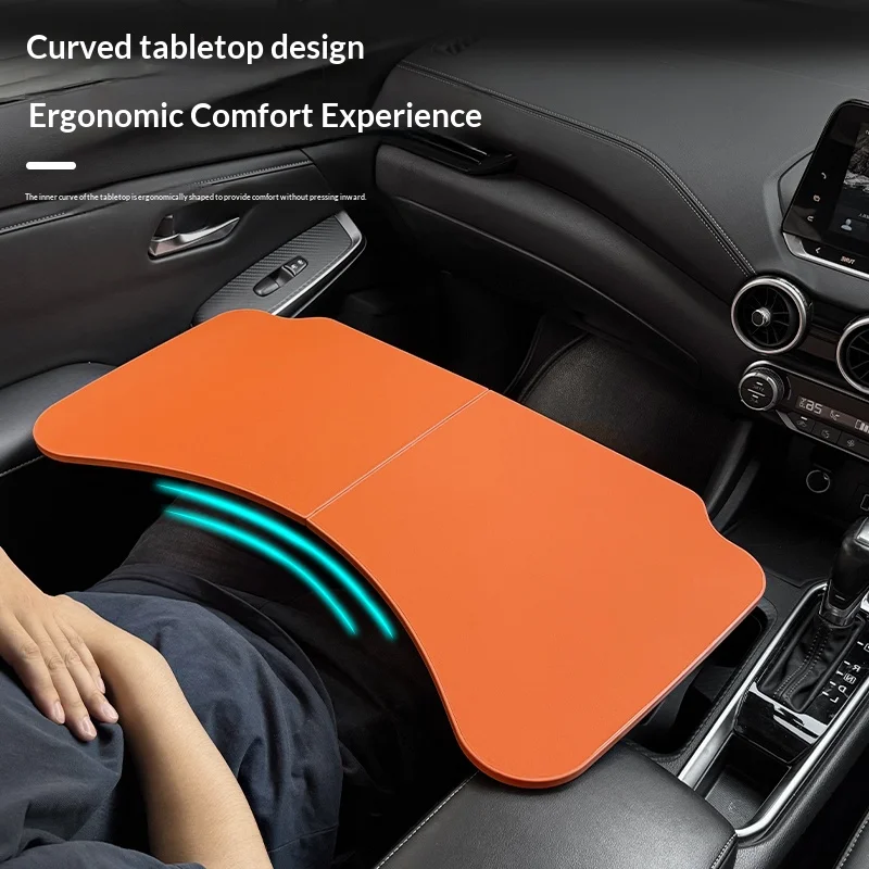 Car Multi-purpose Foldable Table Sturdy Bearing Capacity Auto Seat Desk For Office Meal Makeup In Vehicle
