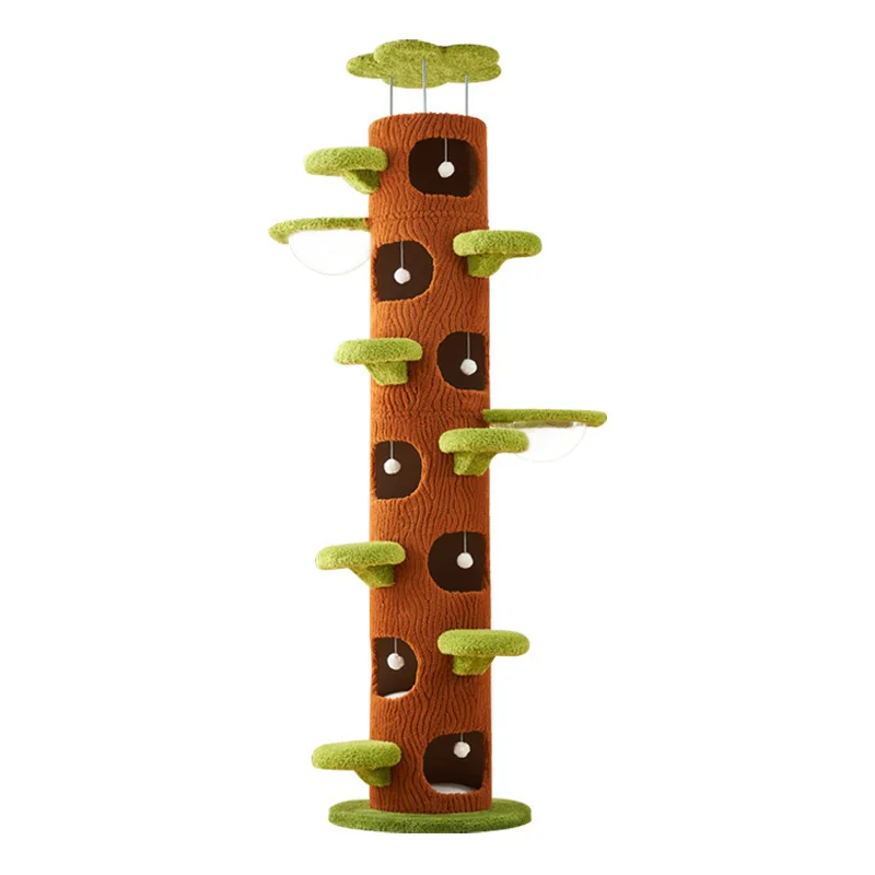 Multi-layer cat climbing frame Babel nest oversized sisal supplies tree hole nest multi-layer