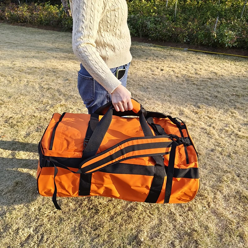 Waterproof Outdoor Hiking Pack Firefighting Gear Bag Double Shoulder Gym Bag Luggage Self-Driving Travel Water City Rescue 90L