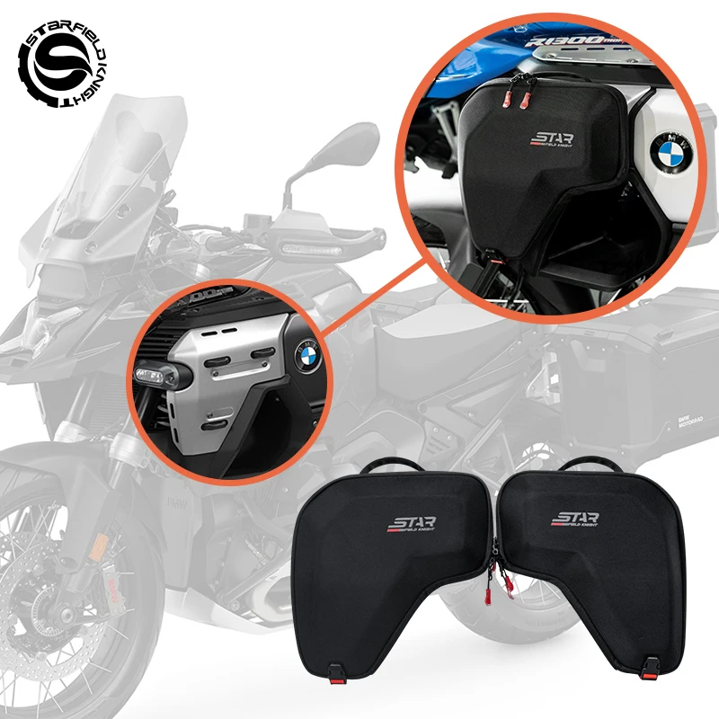 

Star Field Knight R 1300 GS A D V 2026 Motorcycle FOR BMW R1300GS Side Frame Crash Bag Storage Pack Bumper Bags Waterproof Cover