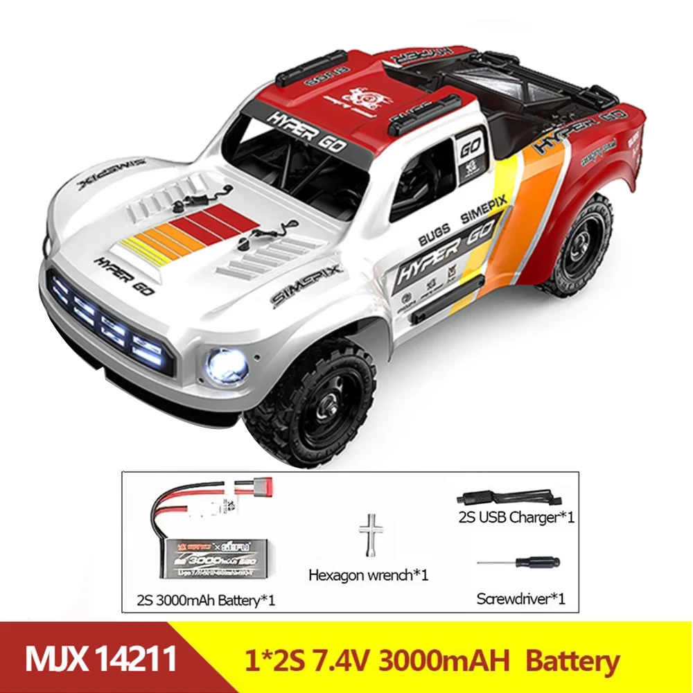 

1/14 MJX Hyper Go 14211 4WD RC Car 70KM/H Brushless RC Racing Car 2.4G Remote Control Cars Off-Road Speed RC Cars Truck Toys