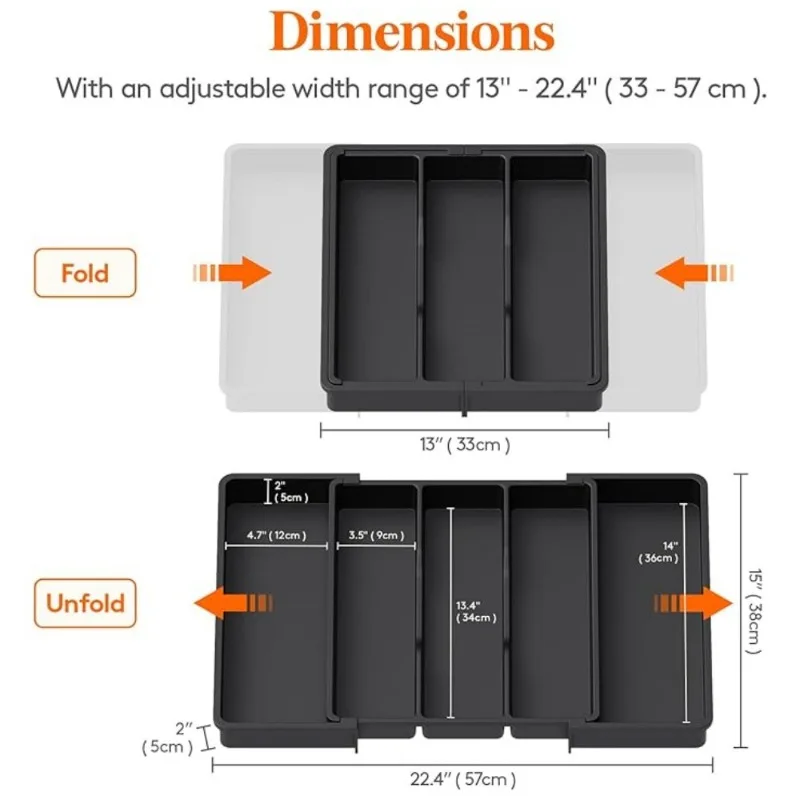Household Tableware Storage Box Multifunctional Kitchen Utensil Organizer Dustproof Cutlery Storage
