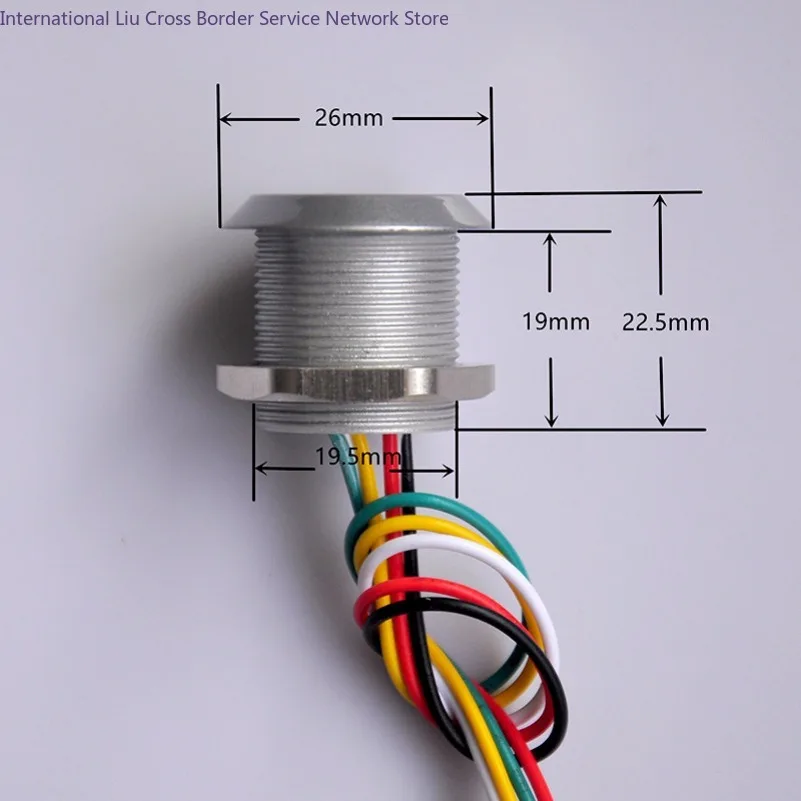 Small round access control card reader, access control reading head, mini waterproof reading head, card swipe
