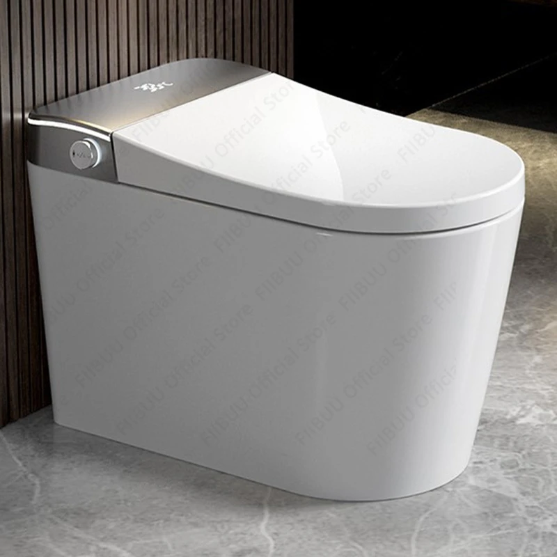 Ultimate One Piece Smart Toilet For Bathrooms Built-in Water Tank Elongated Warm Water Auto Flush Heated Seat LED Display Toilet