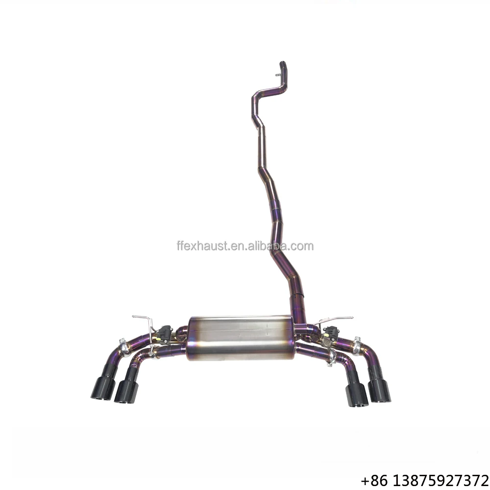 Escapamento Cat-back Valvetronic de Titânio de Alta Performance para BMW Série 5 530i G60 2.0T com Válvula Eletrônica de Controle